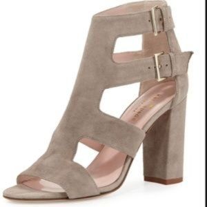 KATE SPADE SUEDE CAGED SANDALS.  SZ 8.5